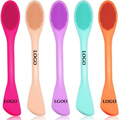 OEM Manual Facial Exfoliating Facial Cleaning Brush Silicone Face Mask Applicator