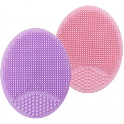 Food Grade Silicone Face Scrub Facial Wash Cleaning Brush With Two Different Structure